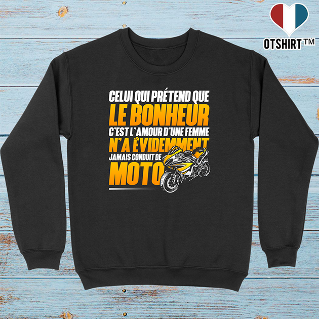 Pull best sale moto femme