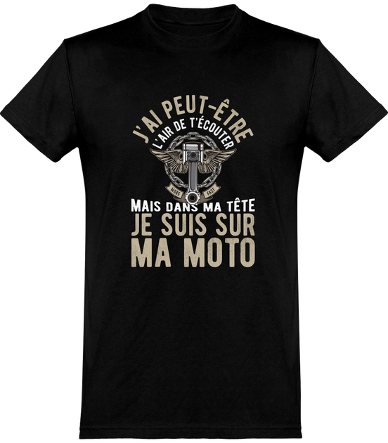 T-shirt moto  Imprimé en France. –