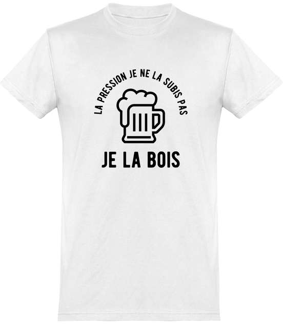 Cadeau homme T shirt homme la pression je la bois otshirt.fr