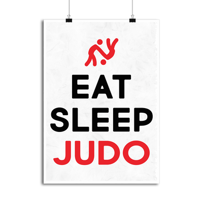 Affiche eat sleep judo