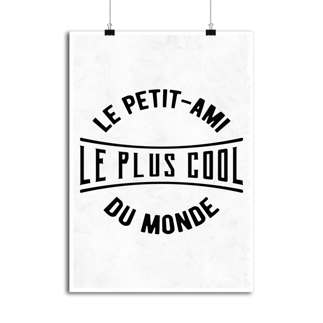 Cadeau Affiche le petitami le plus cool du monde otshirt.fr