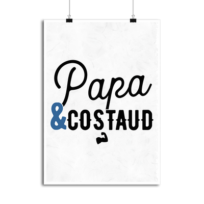 Affiche papa & costaud