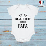 Body bébé Futur basketteur comme papa