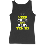 Débardeur femme keep calm and play tennis