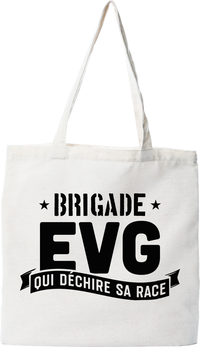 Tote bag coton recyclé brigade evg