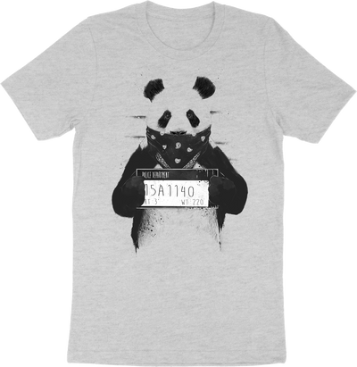 T shirt homme BIO Balázs Solti bad panda