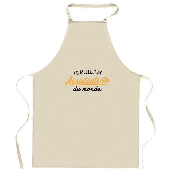 Tablier La meilleure assistante RH du monde | Apron | Idée Tablier Personnalisable Cadeau Anniversaire Cuisine Jardinage Fête Original Famille Travail Départ Collègue Retraite