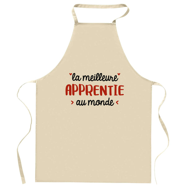 Tablier La meilleure Apprentie | Apron | Idée Tablier Personnalisable Cadeau Anniversaire Cuisine Jardinage Fête Original Famille Travail Départ Collègue Retraite