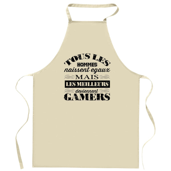 Tablier Geek 34 Noir | Apron | Idée Tablier Personnalisable Cadeau Anniversaire Cuisine Jardinage Fête Original Famille Travail Départ Collègue Retraite