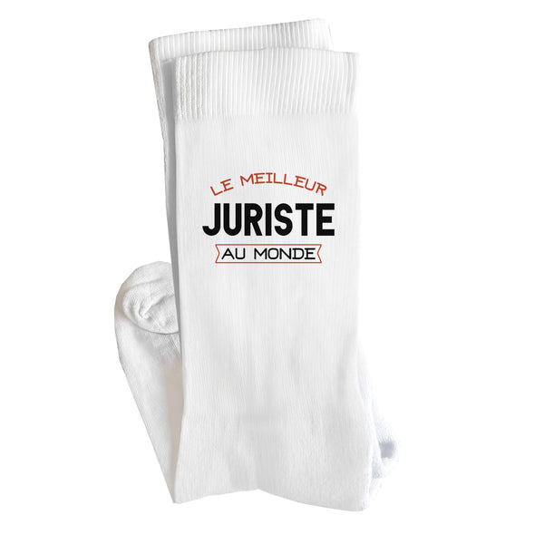 Chaussettes Le meilleur Juriste | Socks | Taille 36-40 | Idée Chaussettes Personnalisées Cadeau Fête Original Famille Travail Départ Collègue Retraite Noël.
