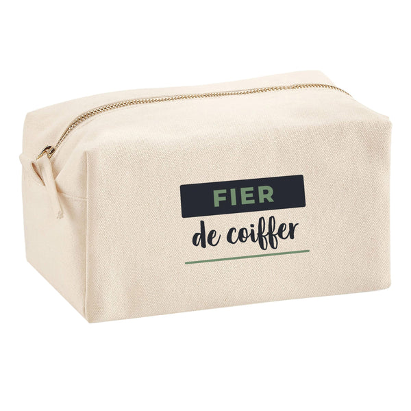 Trousse Multifonction Fier de Coiffer - Multi-Purpose Case - Idée Trousse Multifonction Cadeau Anniversaire Fête Original Famille Travail Départ Collègue Retraite Noël. - Bleu&Vert - 4