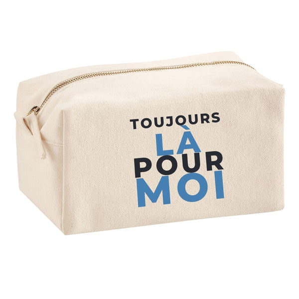 Trousse Multifonction Toujours la pour Moi - Multi-Purpose Case - Idée Trousse Multifonction Cadeau Anniversaire Fête Original Famille Travail Départ Collègue Retraite Noël. - Bleu&Bleu - 1