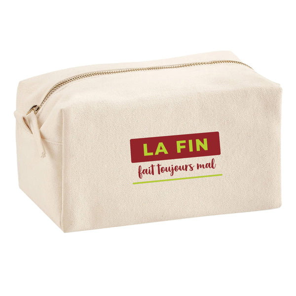 Trousse Multifonction La Fin Fait Toujours Mal - Multi-Purpose Case - Idée Trousse Multifonction Cadeau Anniversaire Fête Original Famille Travail Départ Collègue Retraite Noël. - Bordeaux&Vert - 4