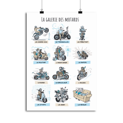 Affiche la galerie des motards