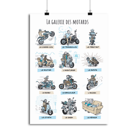 Affiche la galerie des motards