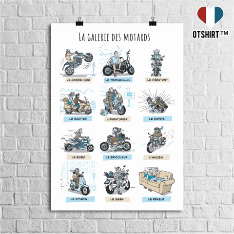 Affiche la galerie des motards