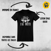  T shirt homme j'peux pas j'ai moto 2