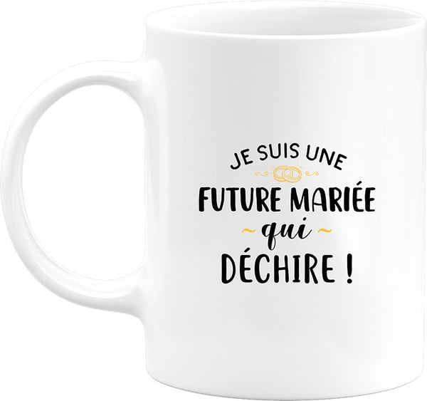 Mug future mariée qui déchire