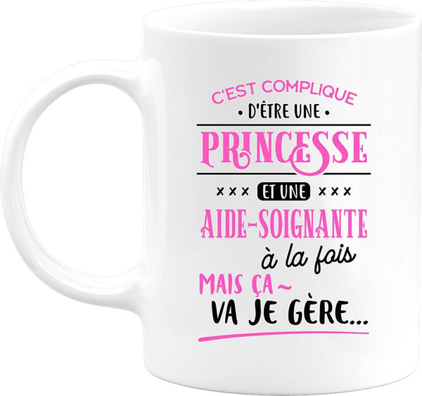Mug princesse et aide-soignante