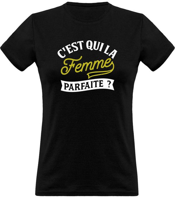 T shirt femme la femme parfaite 2