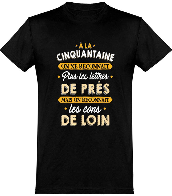  T shirt homme à la cinquantaine