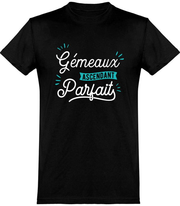  T shirt homme gémeaux ascendant parfait