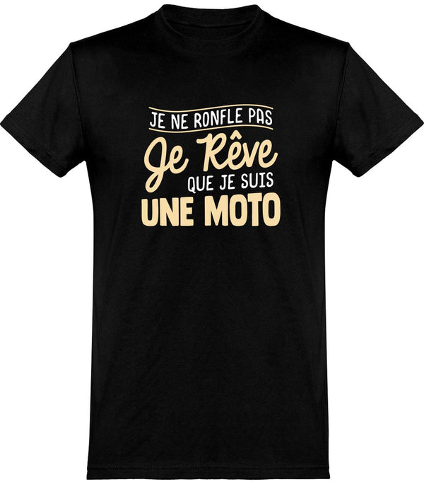  T shirt homme je rêve de moto