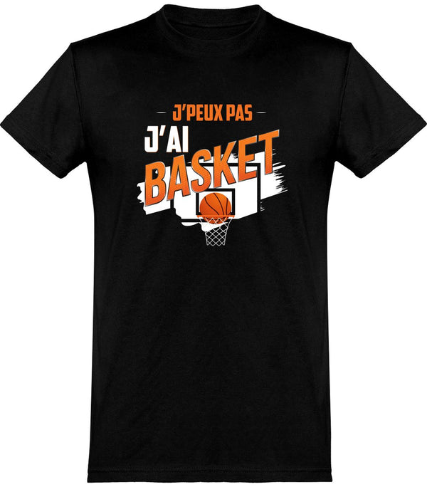  T shirt homme j'peux pas j'ai basket