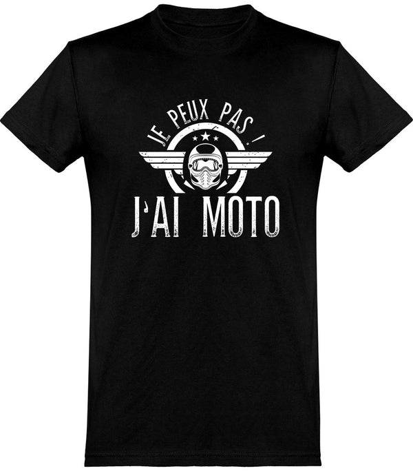  T shirt homme j'peux pas j'ai moto 2