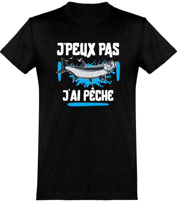  T shirt homme j'peux pas j'ai pêche 2
