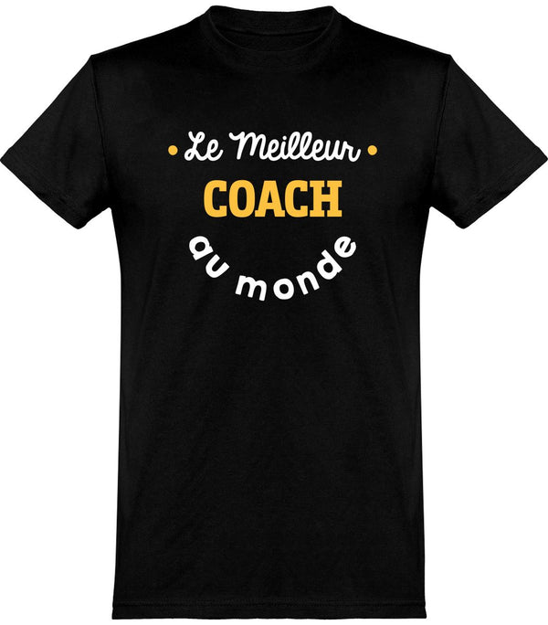  T shirt homme le meilleur coach au monde