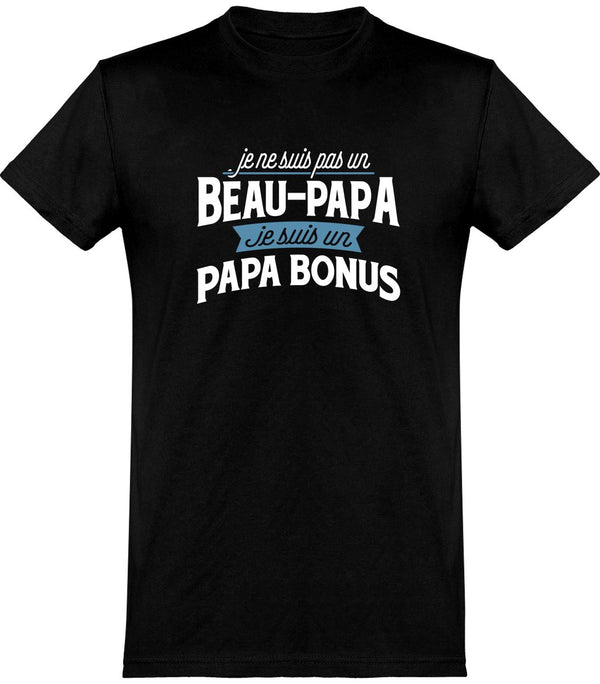  T shirt homme papa bonus beau papa