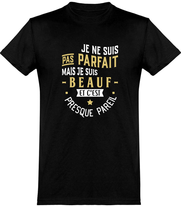  T shirt homme pas parfait mais beauf