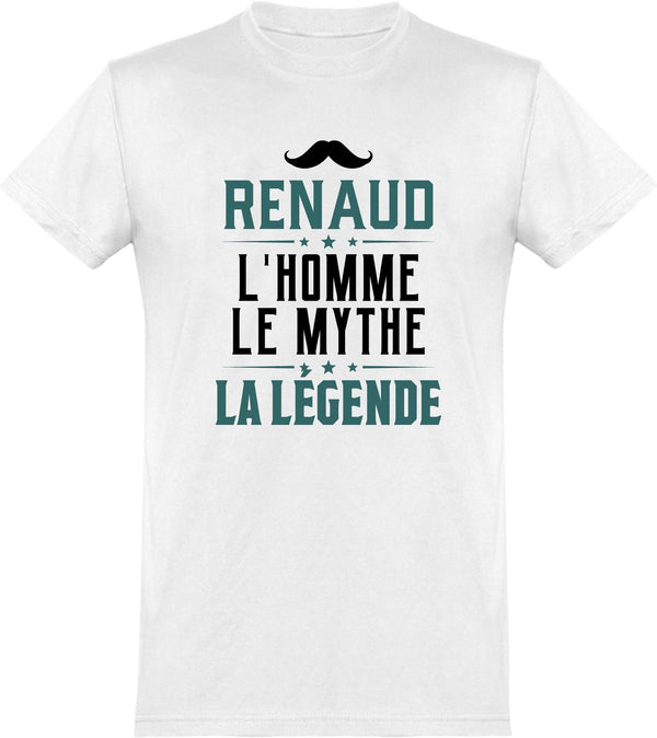  T shirt homme renaud l'homme le mythe la légende
