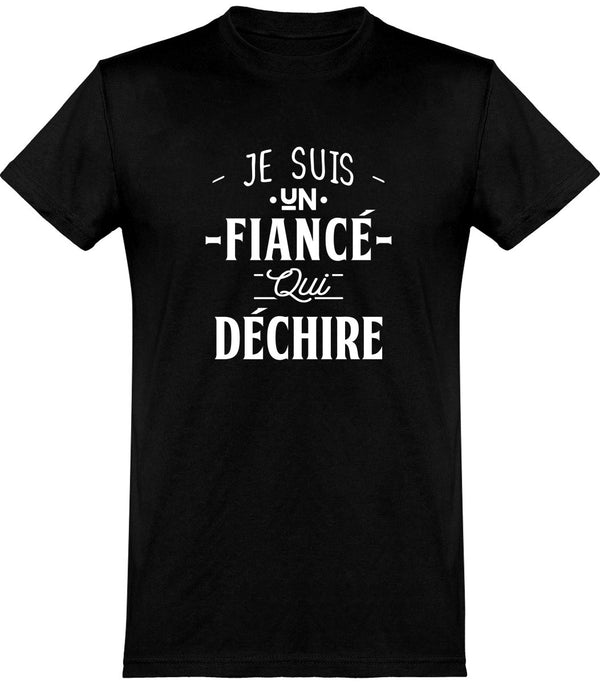  T shirt homme un fiancé qui déchire 2