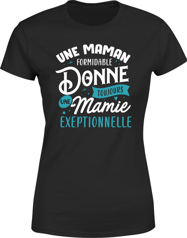 T shirt une maman et mamie