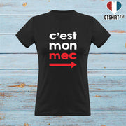 T shirt femme c'est mon mec