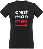 T shirt femme c'est mon mec