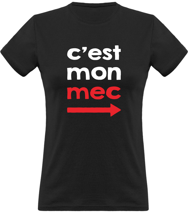 T shirt femme c'est mon mec