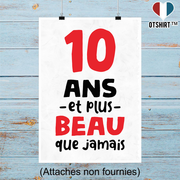 Affiche 10 ans et plus beau