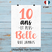 Affiche 10 ans et plus belle que jamais