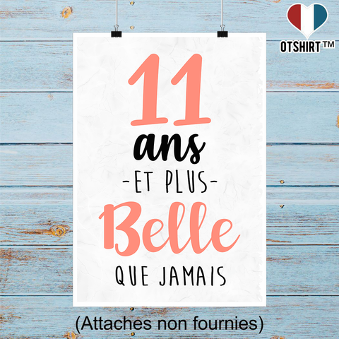 Affiche 11 ans et plus belle que jamais