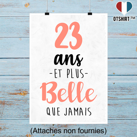 Affiche 23 ans et plus belle que jamais