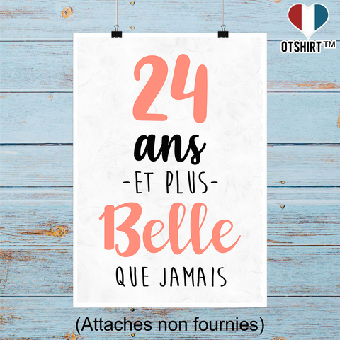 Affiche 24 ans et plus belle que jamais