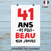 Affiche 41 ans et plus beau