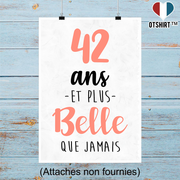 Affiche 42 ans et plus belle que jamais