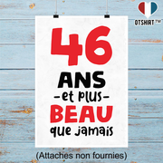 Affiche 46 ans et plus beau