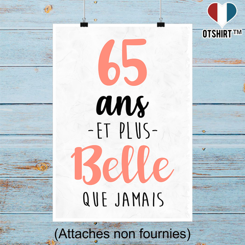 Affiche 65 ans et plus belle que jamais