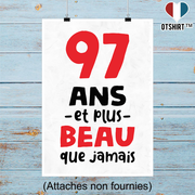 Affiche 97 ans et plus beau