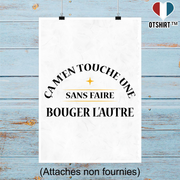 Affiche ça m'en touche une